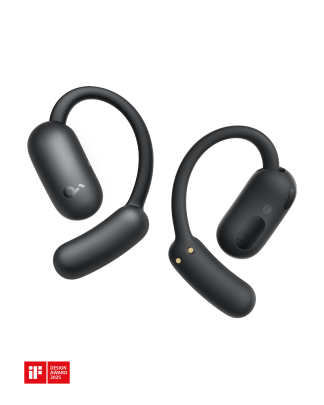 AeroFit 2 | Adjustable Open-Ear Wireless Earbuds Midnight