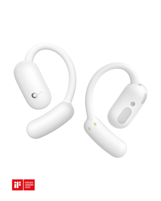 AeroFit 2 | Adjustable Open-Ear Wireless Earbuds White