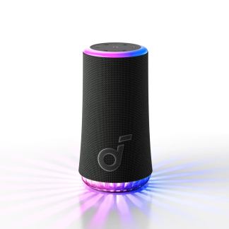 Glow | Portable Speaker with Synchronized Light Show Black